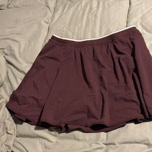 lululemon athletica Mini Skirt in Burgundy